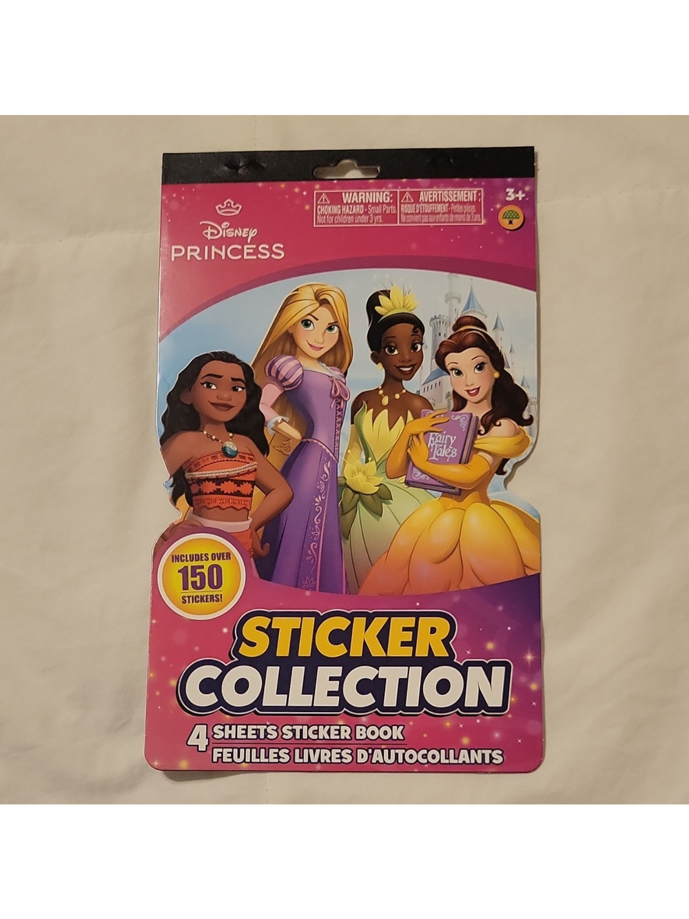 Disney Disney Princess Sticker Collection Book, 4 Sheets, 150+ Stickers